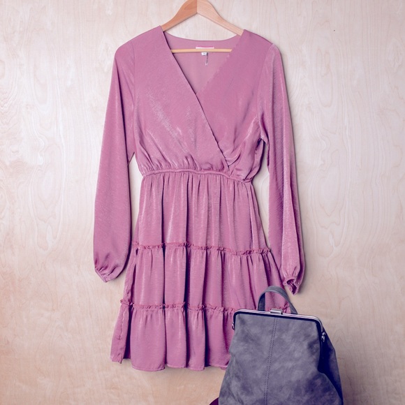 Pink Satin Dress - Picture 5 of 5